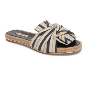 NIB Louise et Cie slide on espadrille sandals